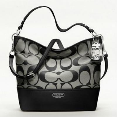 coach bags - 19358 black white